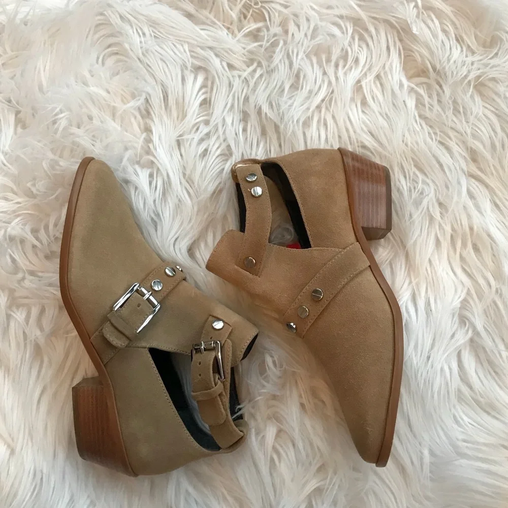NWT • Rebecca Minkoff • Abigail Suede Ankle Boots
